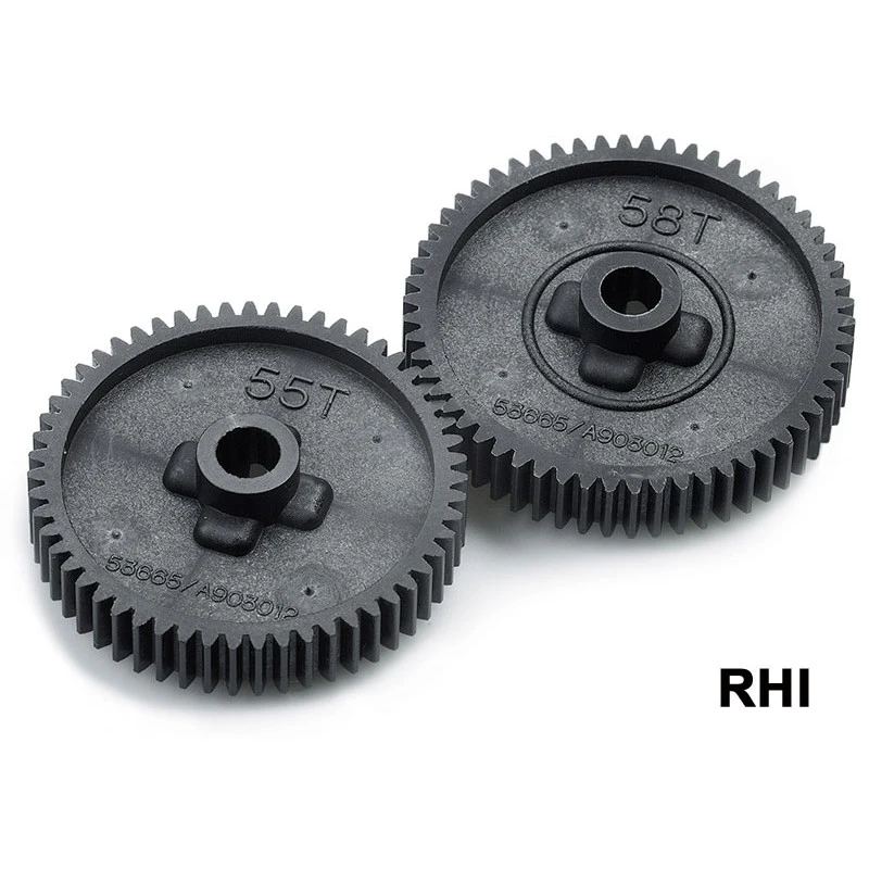 Tamiya Spur Gear Set (55t/58t) TT01/TT01E 3 Tamiya Spur Gear Set (55t/58t) TT01/TT01E