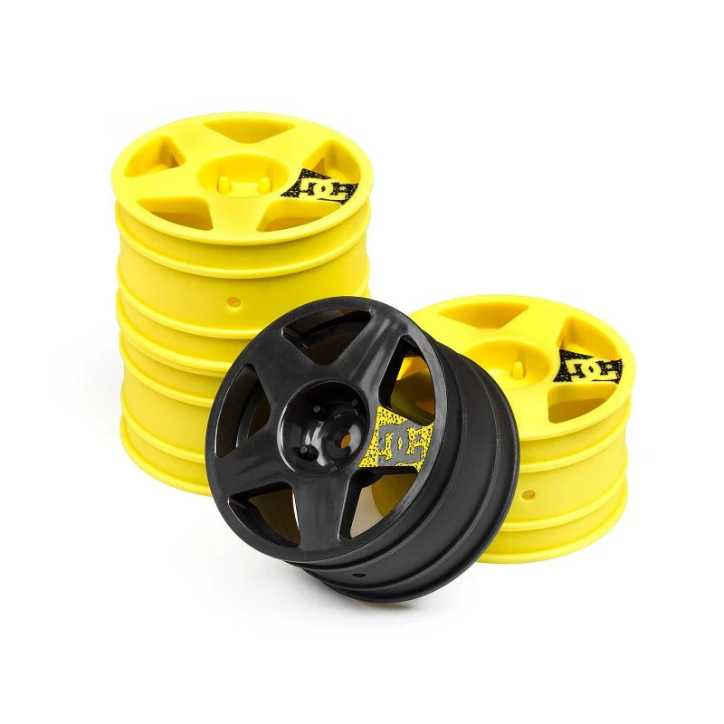 HPI Racing Fifteen52 TARMAC WHEEL SET WR8/YELLOW 3pcs/GUNMETAL 1pc -109745 3 HPI Racing Fifteen52 TARMAC WHEEL SET WR8/YELLOW 3pcs/GUNMETAL 1pc -109745