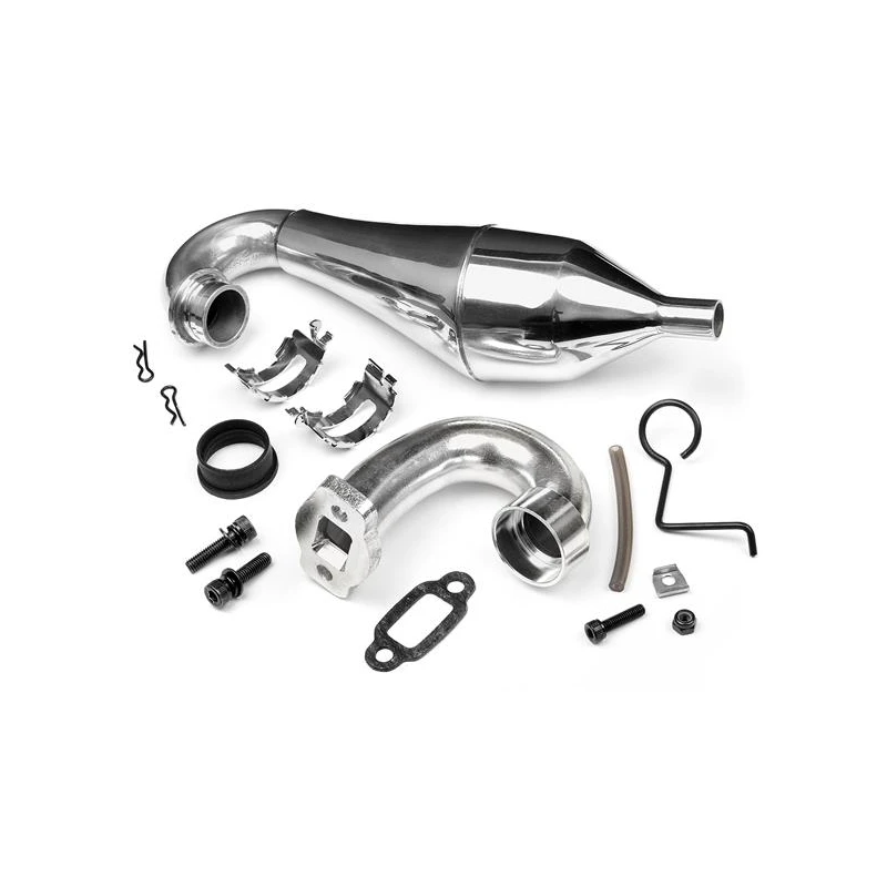 HPI Racing Aluminium Tunded Pipe W/HD Steel Header -87401 3 HPI Racing Aluminium Tunded Pipe W/HD Steel Header -87401