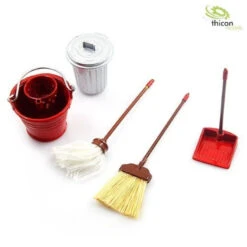 Reinigings Set & Bezem & Emmer -20052