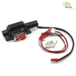 Lier Elektronisch Zwart Metaal & Staalkabel 7,2 Volt -20059