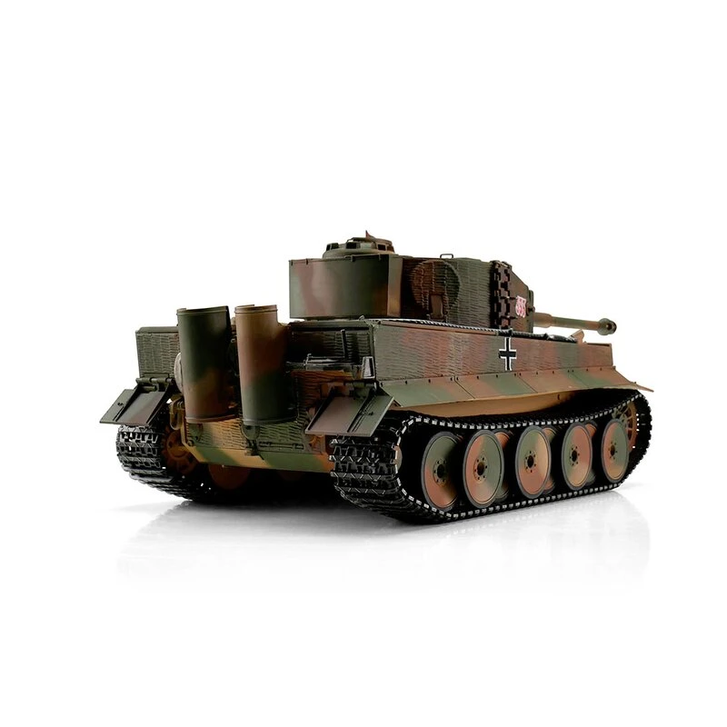 RC Pro-Edition Tiger 1 Mittlere Ausf Camoflage Tank Metal Edition IR Geleverd In Luxe Houten Krat & Rook Uit De Loop Versie -11503-CA 6 RC Pro-Edition Tiger 1 Mittlere Ausf Camoflage Tank Metal Edition IR Geleverd In Luxe Houten Krat & Rook Uit De Loop Versie -11503-CA - Image 4