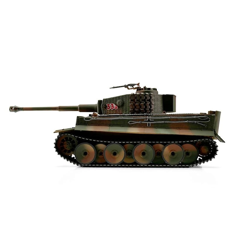 RC Pro-Edition Tiger 1 Mittlere Ausf Camoflage Tank Metal Edition IR Geleverd In Luxe Houten Krat & Rook Uit De Loop Versie -11503-CA 5 RC Pro-Edition Tiger 1 Mittlere Ausf Camoflage Tank Metal Edition IR Geleverd In Luxe Houten Krat & Rook Uit De Loop Versie -11503-CA - Image 3