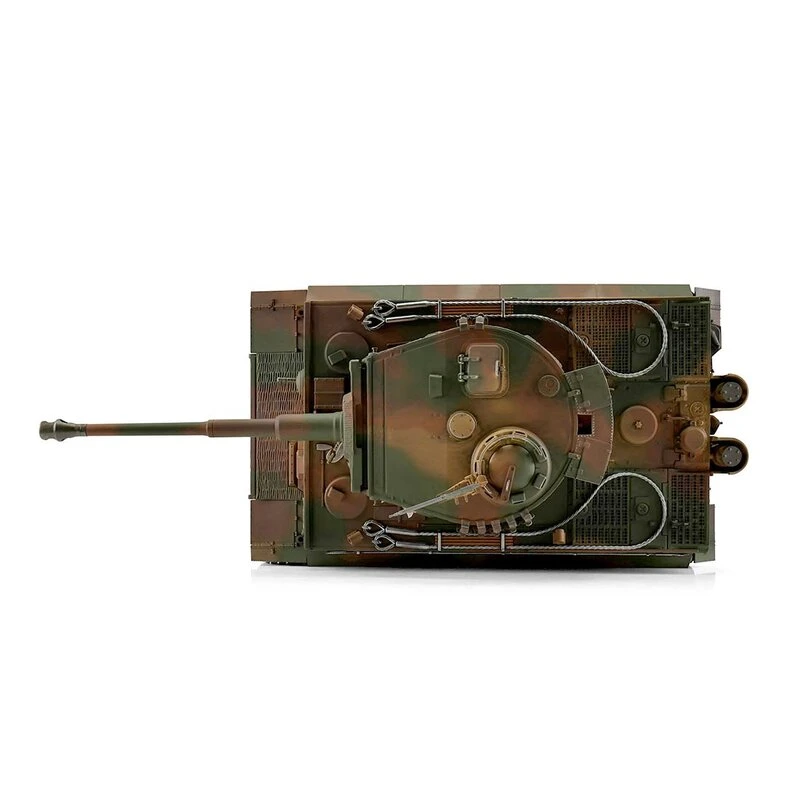 RC Pro-Edition Tiger 1 Mittlere Ausf Camoflage Tank Metal Edition IR Geleverd In Luxe Houten Krat & Rook Uit De Loop Versie -11503-CA 4 RC Pro-Edition Tiger 1 Mittlere Ausf Camoflage Tank Metal Edition IR Geleverd In Luxe Houten Krat & Rook Uit De Loop Versie -11503-CA - Image 2
